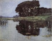 Piet Mondrian Shadow of trees oil